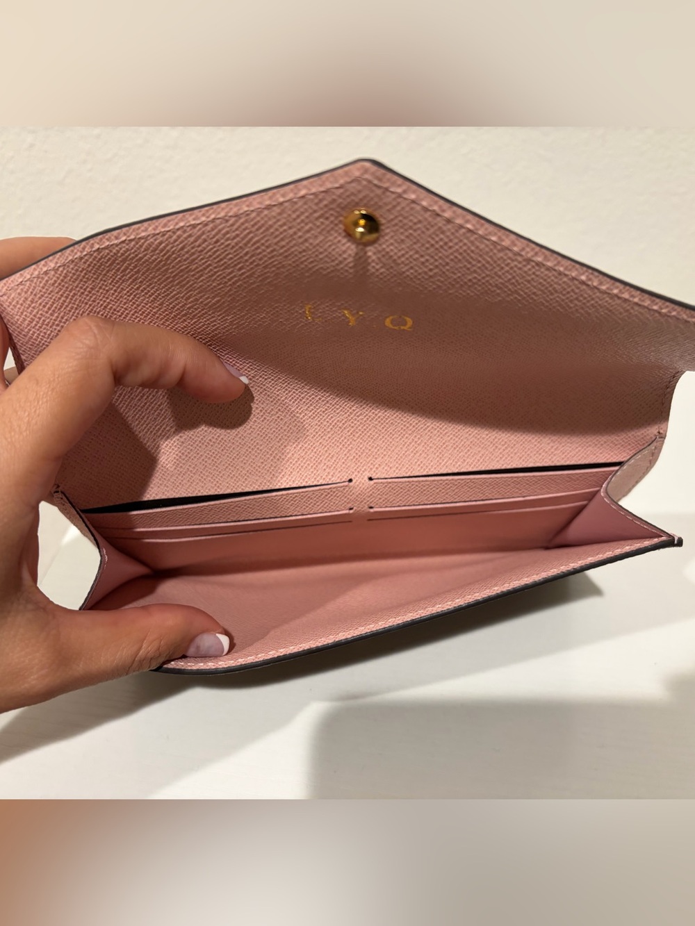 Louis Vuitton Monogram Canvas Envelope Clutch in Brown & Gold - Picture 7 of 14